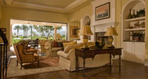 Eakes House - Living Room - Bradshaw Construction